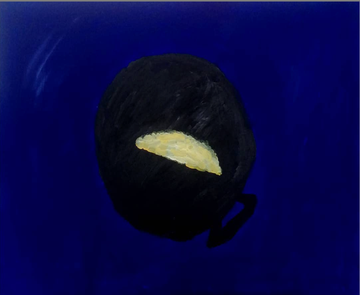 quesadilla fondo azul.