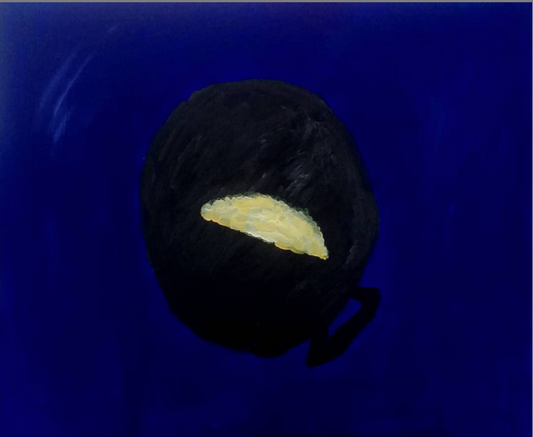 quesadilla fondo azul.