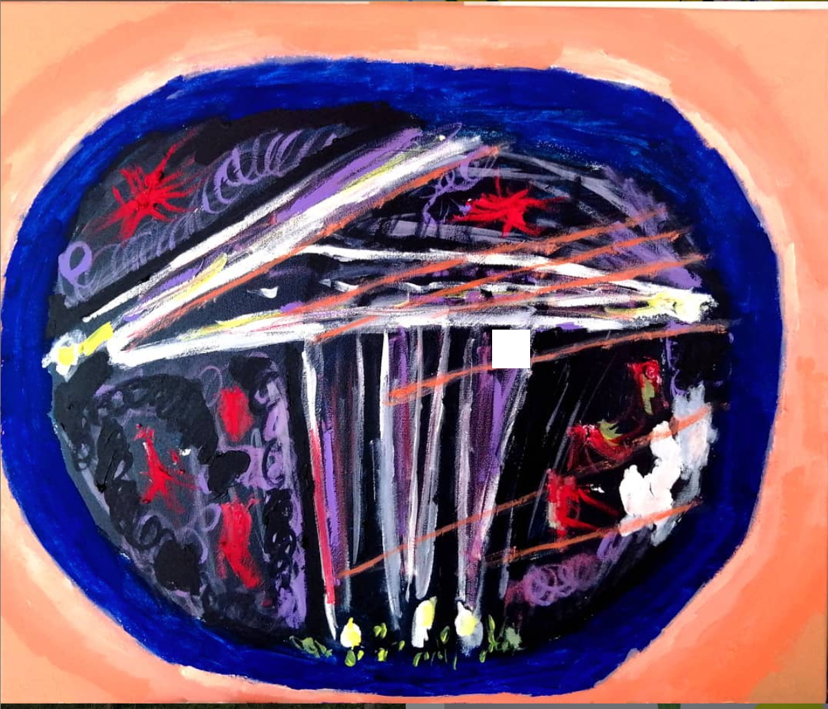 Pintura   acrílica.