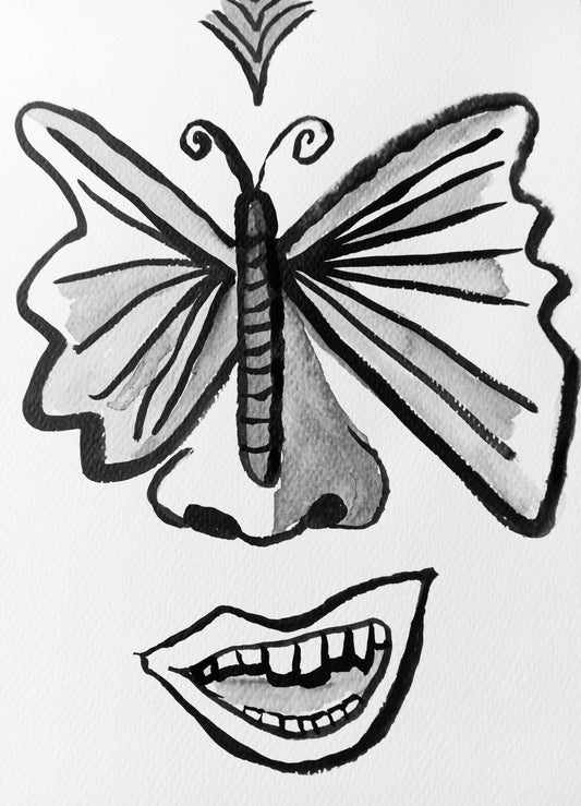 Sonrisa papillon